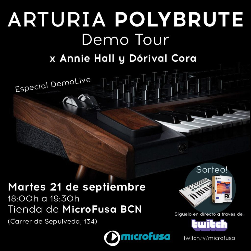 TOUR DE APRESENTAÇÃO DO ARTURIA POLYBRUTE